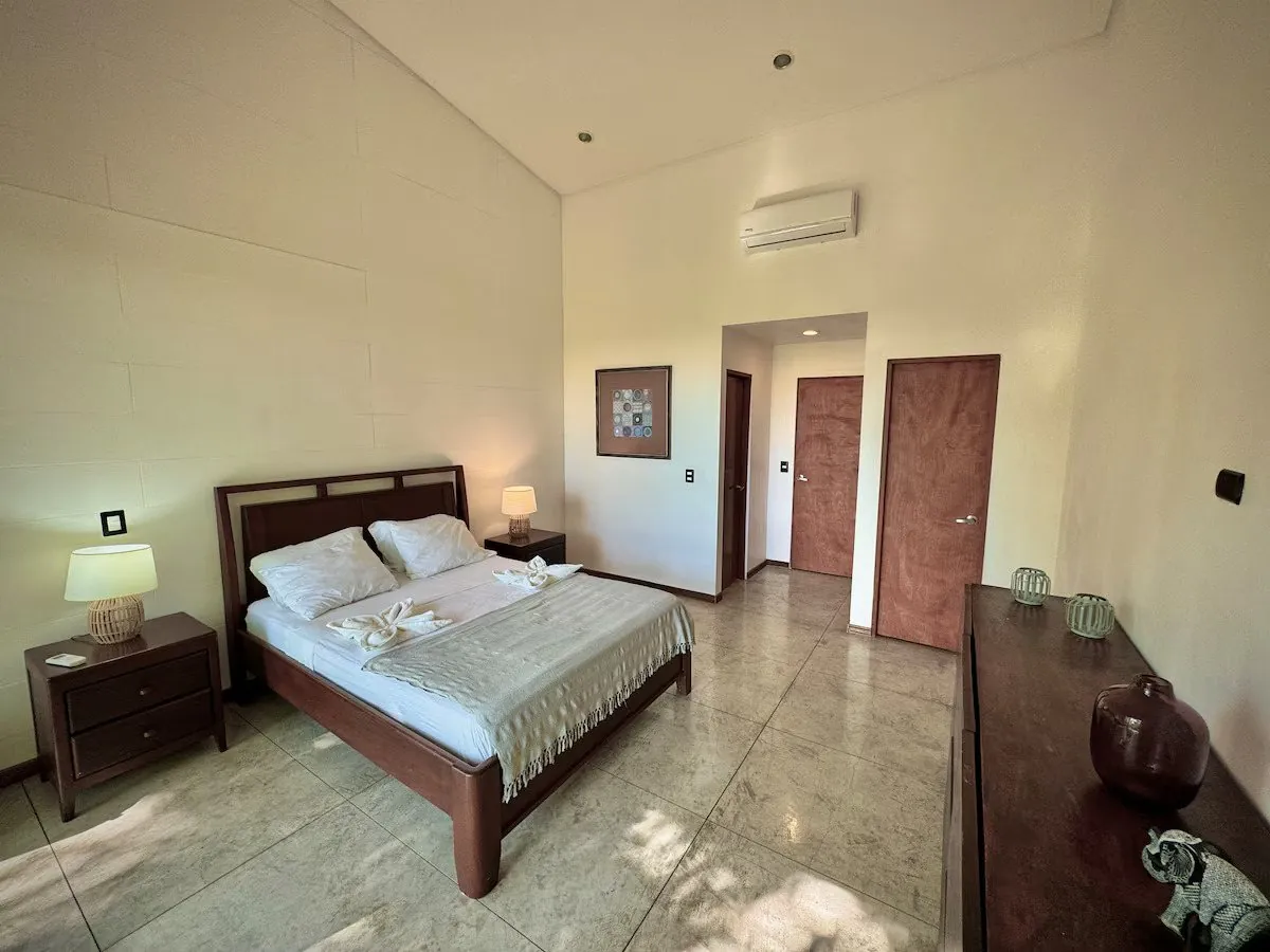 Bedroom three with high ceiling